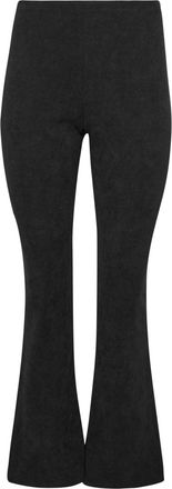M&Co Petites Petite Cord Flare Trousers - Womens Black