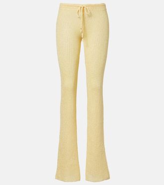 Bananhot Pantaloni Liz svasati con paillettes