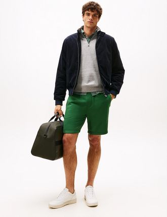 Tommy Hilfiger Mens Embroidered Tommy Logo Sweatshort - Green - XXL