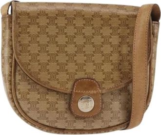 Celine Pre-owned Plastic Cross Body Bag - Dames - Vintage Schoudertas - Beige - ONE Size - Vintage