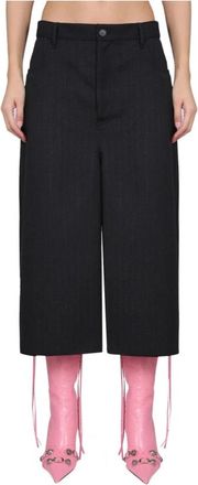 Balenciaga Dames, Korte broeken, Zwart, Maat: XS Wol