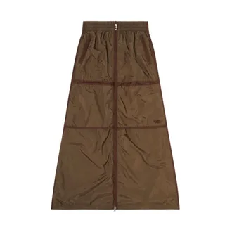 Diesel Dames, Rokken, Bruin, Maat: 2XS Poliester