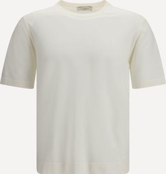 PIACENZA 1733 Maglione a maniche corte con girocollo Man 46