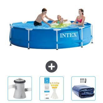 Intex Piscina Con Estructura Redonda - 305x76 Cm - 6-piezas Scb74