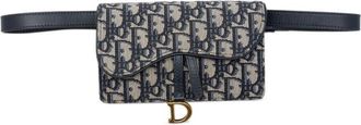Dior Pre-owned Dior Oblique Canvas Saddle Belt Bag Ladies BCVBT2QXCOY8V5K4