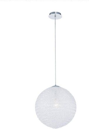 Mantra Inspired Mantra Fusion - Bola - Lámpara colgante de techo Globe 40 cm redonda 1 x E27, cromo