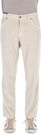 Pantaloni Torino Slim-fit Broeken - Heren - Slim Fit Broeken - Beige - W32 - Katoen - Broeken