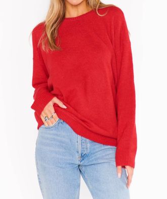 Show me your Mumu Feel Good Sweater In Red