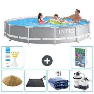Intex Piscina Prism Frame Redonda - 366x76 Cm - 7-piezas S69
