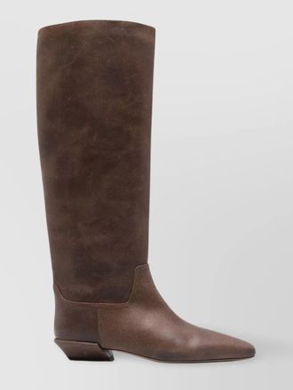 PARIS TEXAS leather knee-high boots