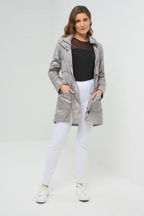 Anatomie Ramona Windbreaker Jacket in Silver Grey at Nordstrom, Size X-Small