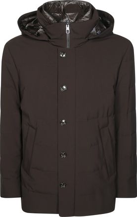 Montecore Navy Blue Padded Hooded Jacket