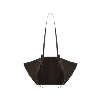 Yuzefi Medium Mochi Suede Shoulder Bag