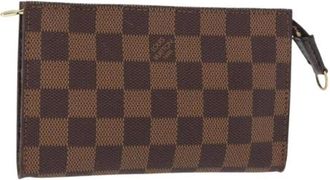 Louis Vuitton Pre-owned Clutches, female, Brown, Size: ONE SIZE Pre-owned Canvas Clutch