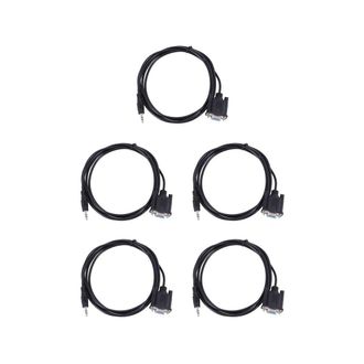 OEM Adecuado Para Cable Vga De 5 Pines Tipo A, 9 Pines Hembra A Db9, Cable De Datos Serie Est&eacute;reo Db9 Hembra A Trs Macho De 3,5 Mm (1/8 De Pulgada) - 6 Pi