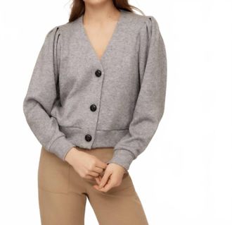 Fifteen Twenty Madeline Cardigan In Gray