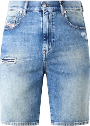 Diesel D-Strukt Short - Heren - Korte broeken - Blauw - Maat: W27 Katoen