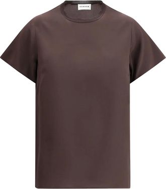 P.A.R.O.S.H. T-shirt girocollo - Marrone