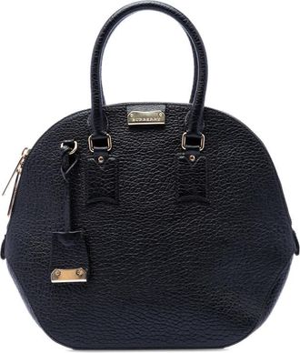 Burberry Pre-owned Burberry Large Grained Calfskin Heritage Orchard Bowling Bag Ladies FAJN0X0YD1WCS2ZR