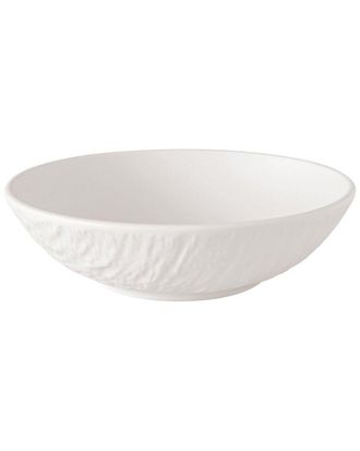 Villeroy & Boch Manufacture Rock Blanc Shallow Dipping Bowl