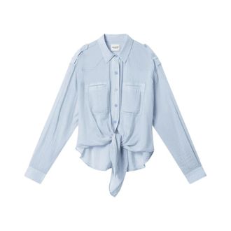 Isabel Marant Valiane Shirt - female - Marant &eacute;toile - Shirts - Blue - M - Blouses & Shirts