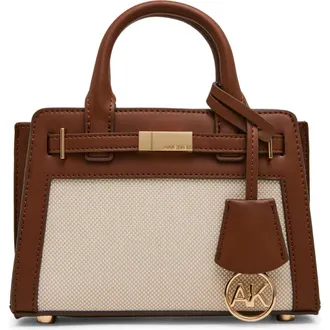 Anne Klein Mini Satchel Bag in Hazelnut at Nordstrom Rack