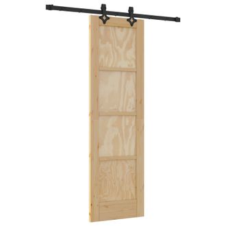 vidaXL Puerta Corredera Orkdal Natural 61 X 198,5 Cm Vidaxl