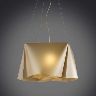 Linea Zero Linea Zero - Wanda Ara&ntilde;a Colgante De Cinco Luces En Polilux Oro Di&aacute;metro 59x H31 Cm
