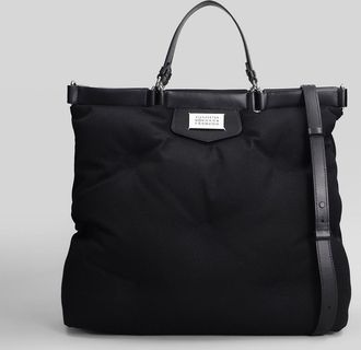 Maison Margiela Glam Slam Tote In Black Polyester