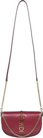 Fendi Borsa tote con battente - Rosso