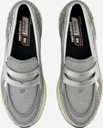 New Balance Unisex Sneakers Silver Mesh Trainers
