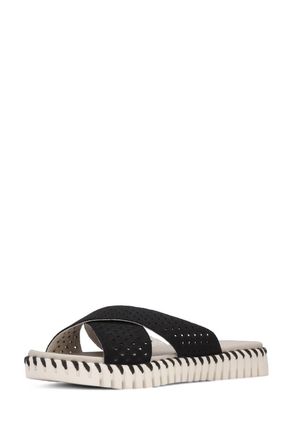 Ilse Jacobsen Tulip Criss-Cross Sandal In Black