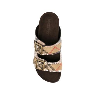 Burberry Urchin Sandals - Brown
