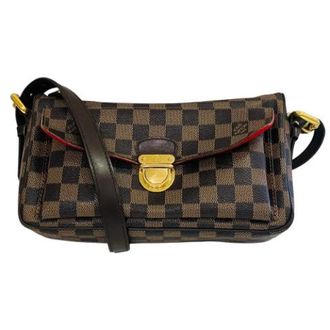 Louis Vuitton Pre-owned Shoulder Bags, female, Brown, Size: ONE SIZE Pre-owned Ravello GM Damier Shoulder Bag