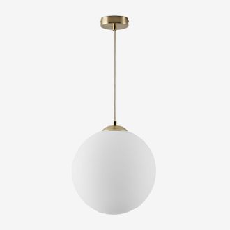 Sklum Plafoniera In Ferro Con Sfera In Vetro Uvol Sklum