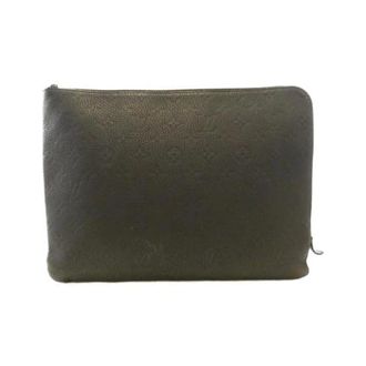 Louis Vuitton Pre-owned Clutches, unisex, Black, Size: ONE SIZE Pre-owned Monogram Taurillon Travel Bag