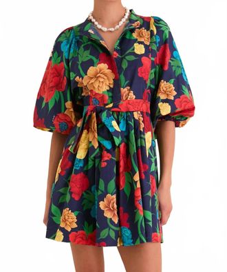 La DoubleJ Mini Portofino Dress In Queen Peony