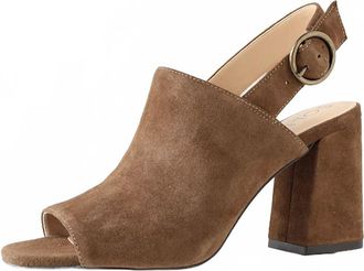 Sole Society Womens Juniah Slingback Peep-Toe Mules