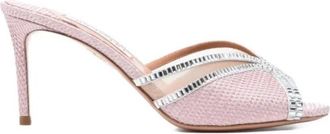 Aquazzura Wild Aurora Mule 75 - Dames - Muiltjes - Roze - 36 1/2 EU - Schoenen