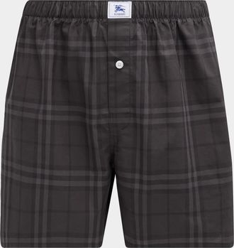 Burberry Men & apos;s Barnaby Plaid Boxer Shorts