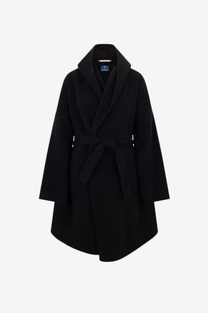 Fedeli Dreiviertelmantel aus Schurwolle und Seide Grace