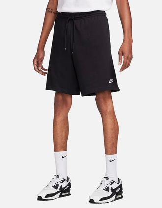 Nike Mens Nike Club Mens Knit Shorts Summer Sportswear Gym Bottom Beach Bermuda Shorts New - Black - Size: 33/32/32