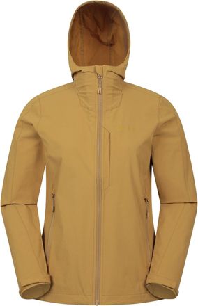 Mountain Warehouse Dames/Dames Retreat Verpakbaar Soft Shell Jasje (Mosterd)