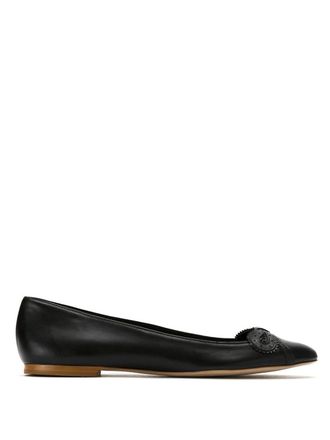 Sarah Chofakian leather ballerinas - women - Goat Skin - 34 - Black