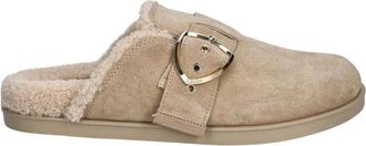 Blauer Glade Slipper - Dames - Slip ons - Beige - 38 EU - Leer - Schoenen