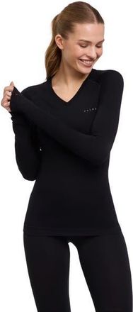Falke Wool Tech Light Base Layer Top in Black at Nordstrom, Size X-Large