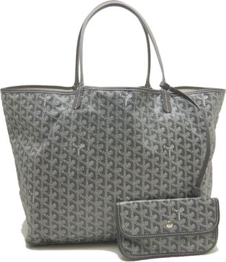 Goyard Gray Coated Canvas Pouch Tote Bag (Pre-Owned)