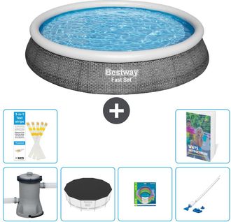 Bestway Piscina Bestway Fast Set Redonda - 396x84 Cm - 7-piezas S269