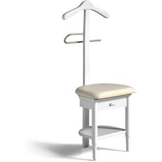 HERDASA Gal&aacute;n 362 Herraje Cromo Lacado En Color Blanco, 115cm(alto) 45cm(ancho) 41cm(largo)