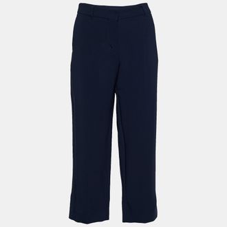 Max Mara S Max Mara Dark Blue Regular Fit Trousers